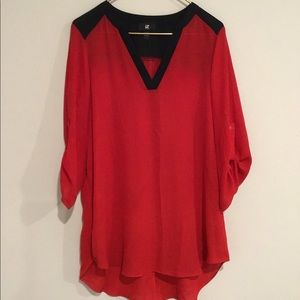 Red/Black ‘IZ Byer’ Tunic